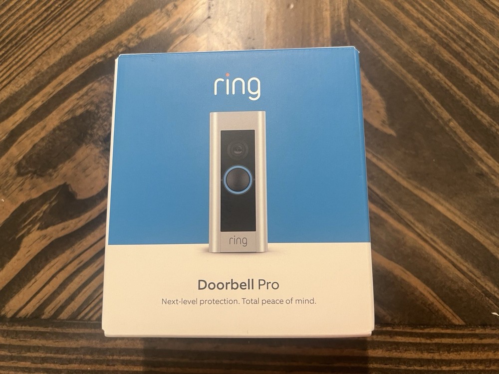 Ring Doorbell Pro - Silver - New -Open Box