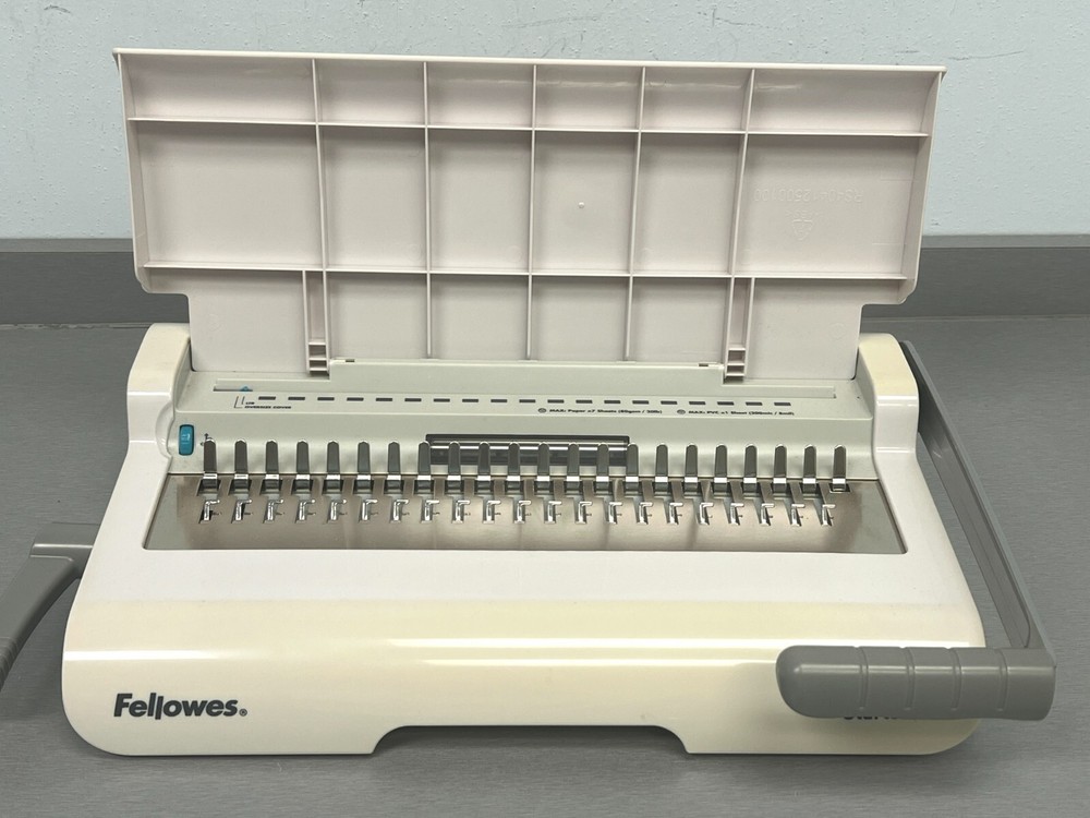 Fellowes Starlet 90 Plastic Comb Home Binding Machine With Binders