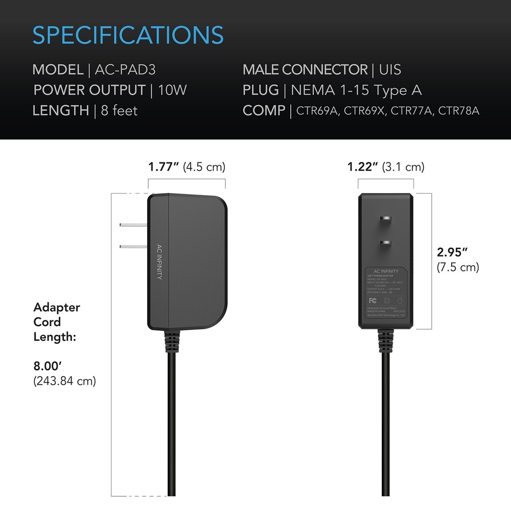 UIS Power Adapter, for Controllers not powered by UIS Devices