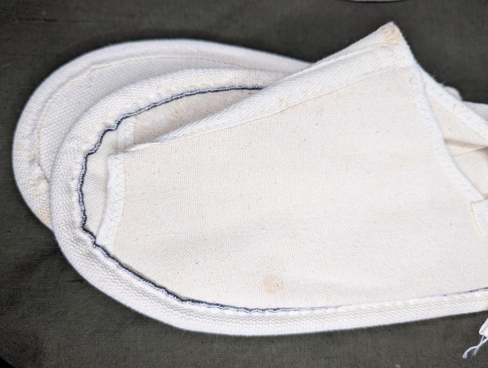 Vintage WWII era US Hospital Slippers Medical Shoes Medium 1940s New Old Stock