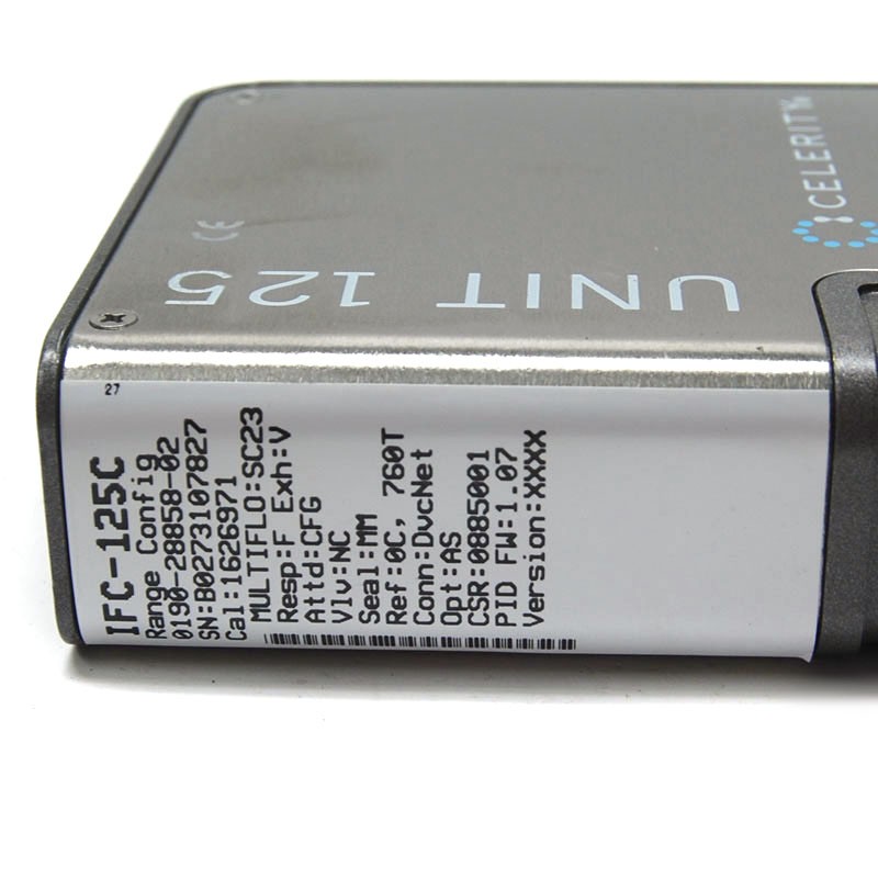 Celerity Unit IFC-125C Mass Flow Controller MFC (CHF3/50cc) D-Net Digital C-Seal