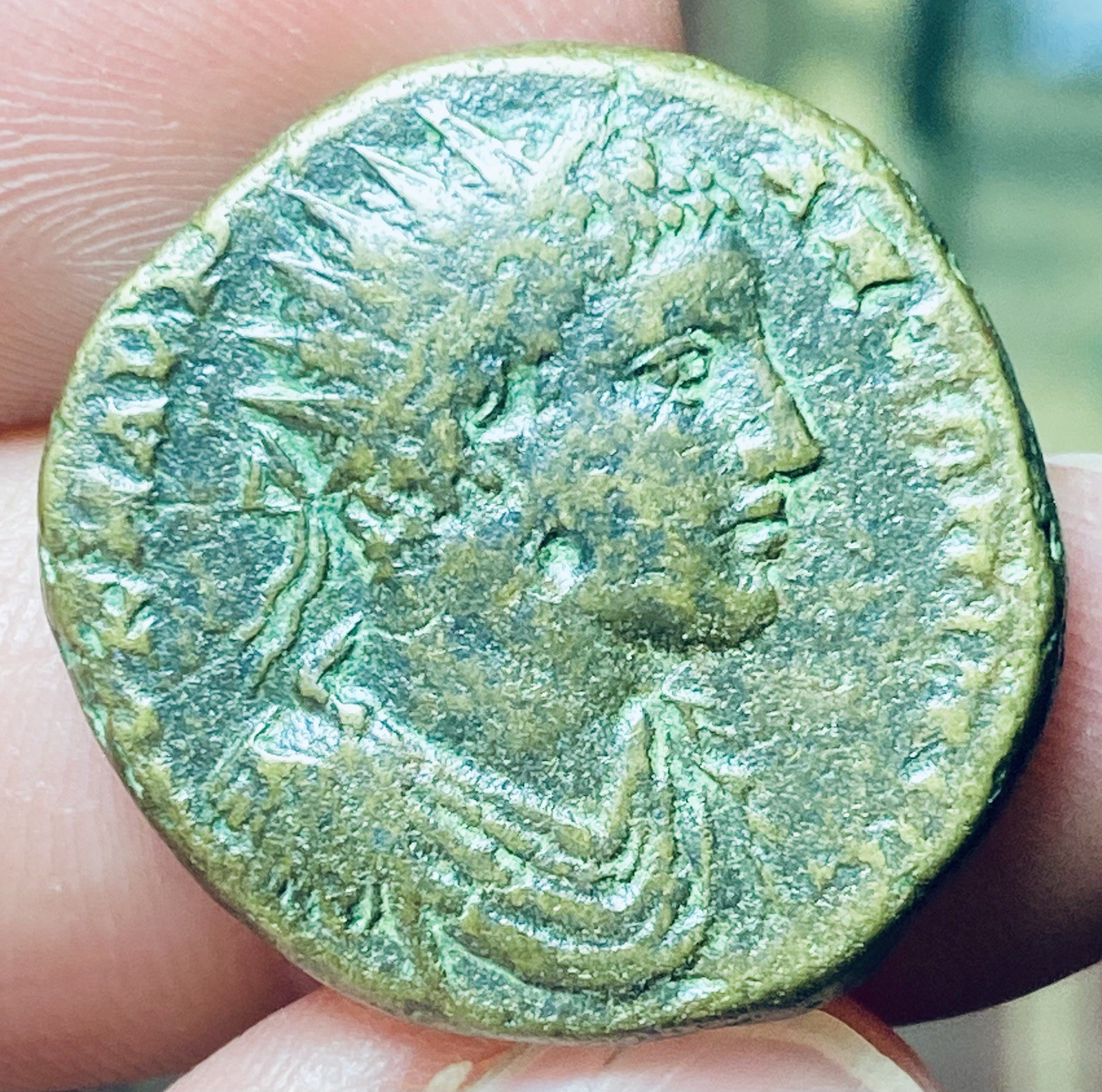 Elagabalus AE Provincial Nicopolis ad Istrum AD 218-222, NEMESIS, EXTREMELY RARE