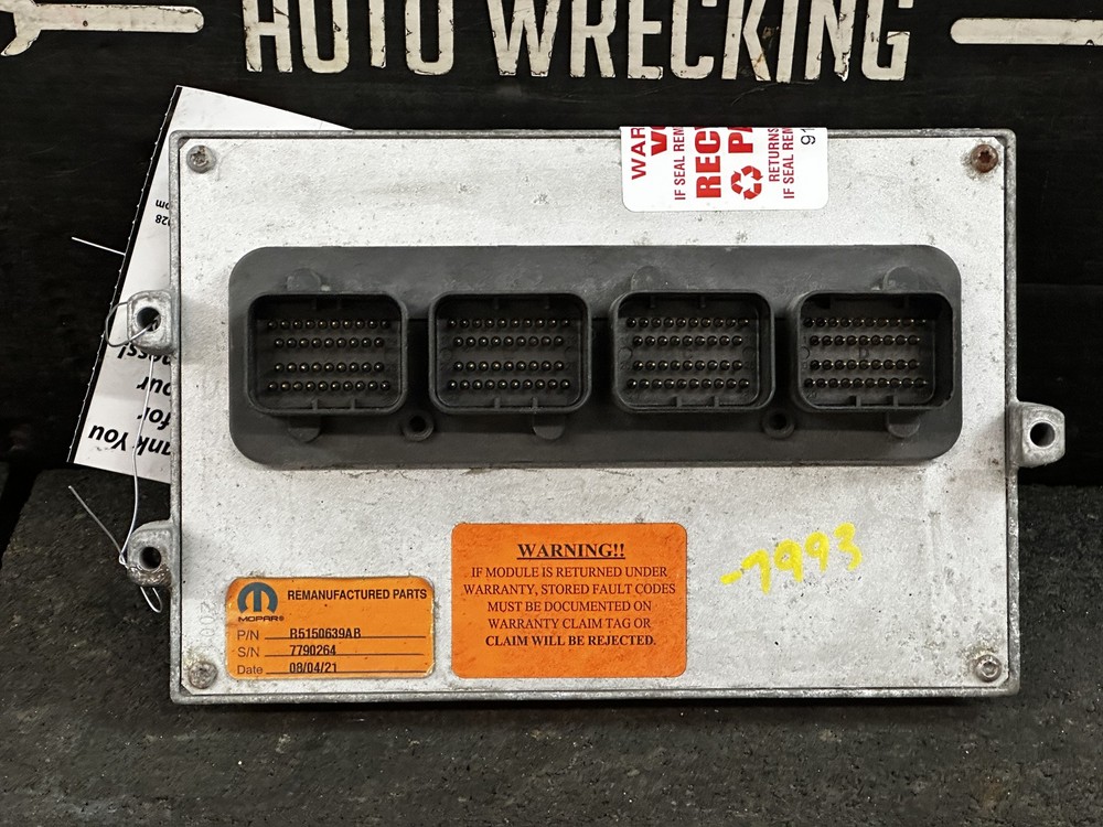 12-13 DODGE DURANGO 5.7 ENGINE MOTOR BRAIN COMPUTER BOX MODULE ID 5150639AB