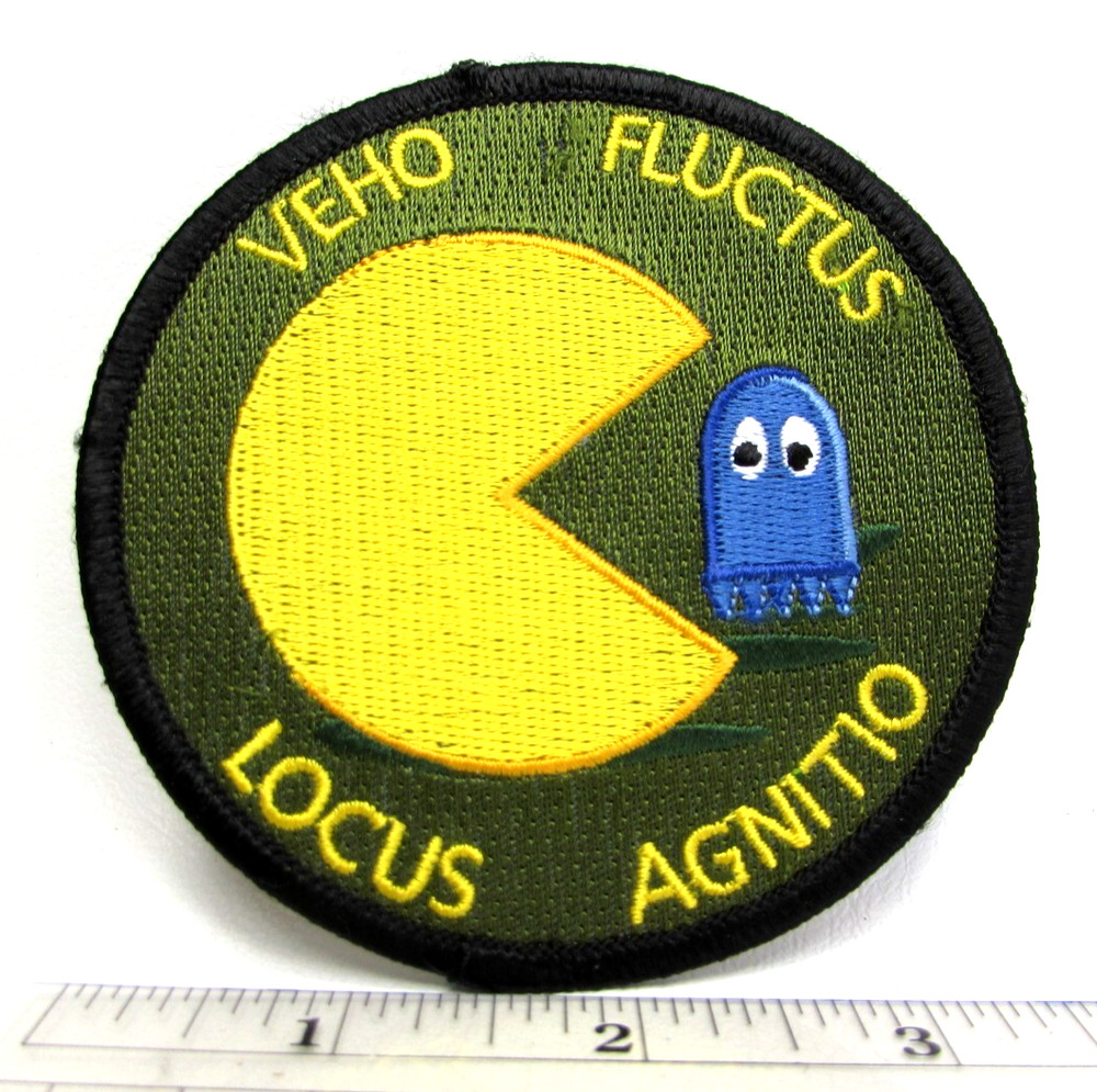 Vintage Veho Fluctus Locus Agnitio Pac Man 34th Special Ops ? Jacket Patch USAF