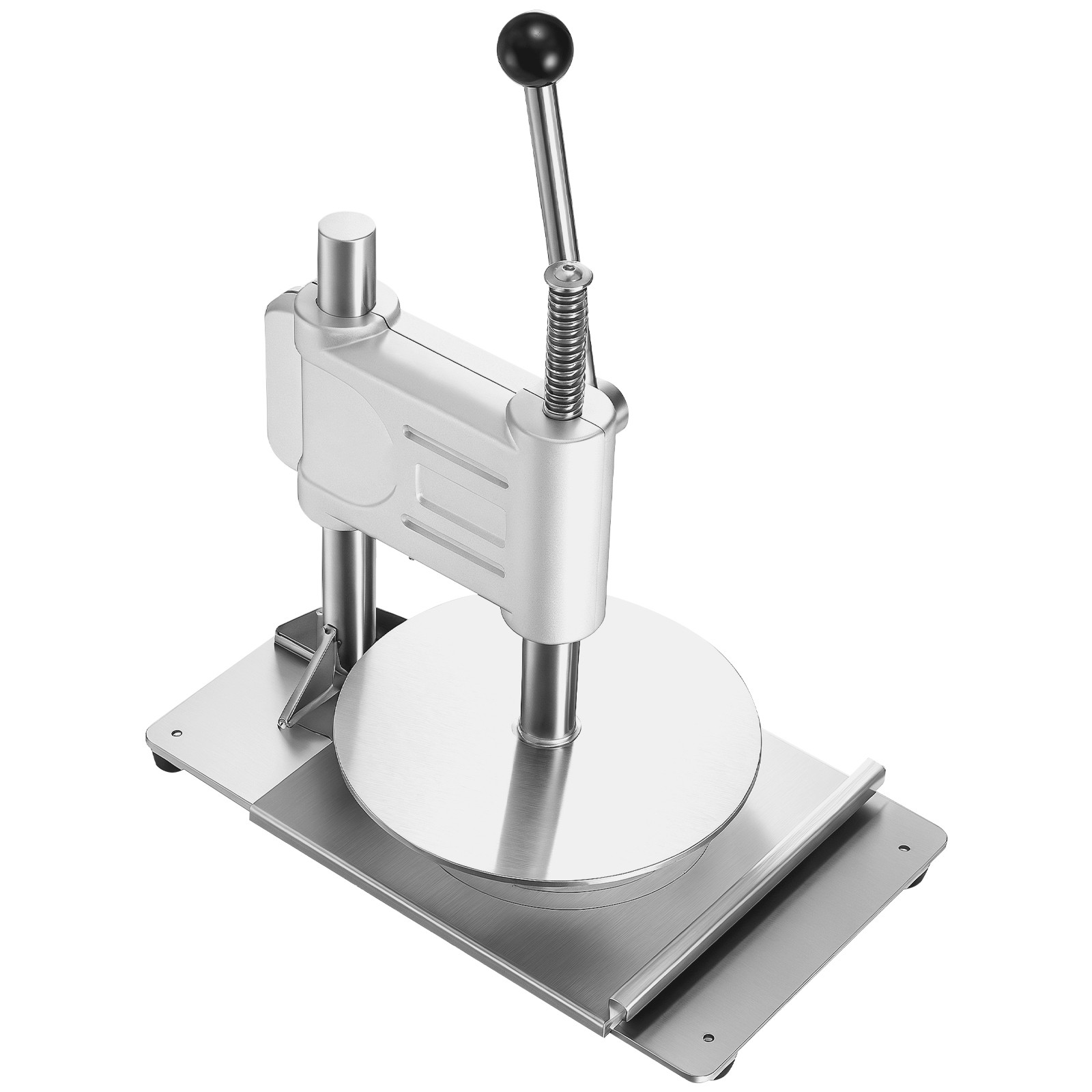 9.5 in Manual Pizza Dough Press Machine Pizza Pastry Sheeter Stainless