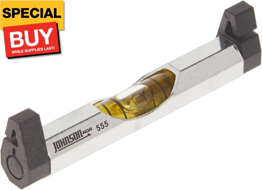 Level & Tool 555 Aluminum Line Level, 3", Silver, 1 Level