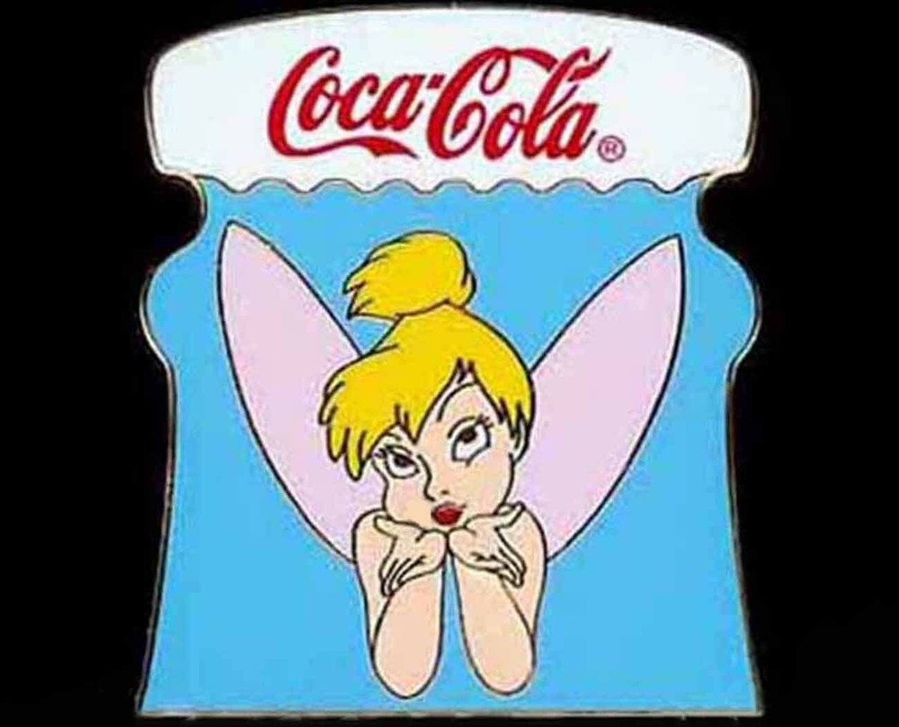 Tinker Bell - Head & Wings Coca-Cola - Fantasy Pin