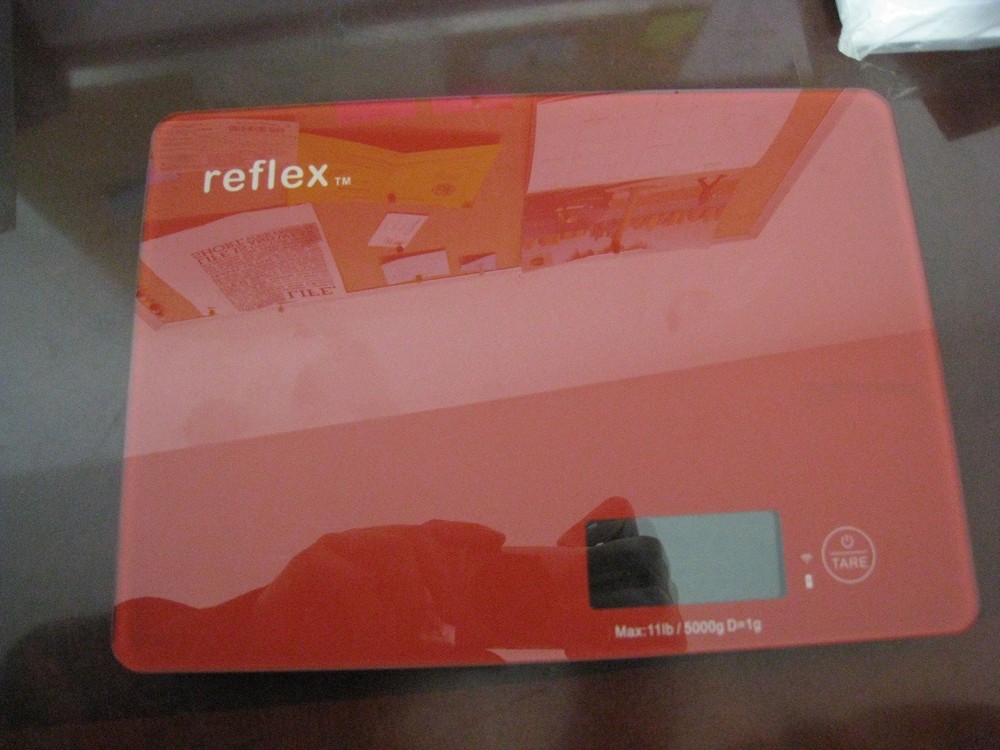 Nutricrystal Wireless Bluetooth Smart Food Scale Nutri Plus Reflex, Red