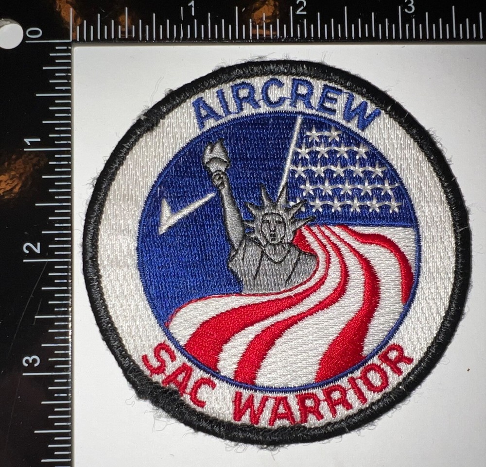 Cold War USAF US Air Force Aircrew SAC Warrior Patch