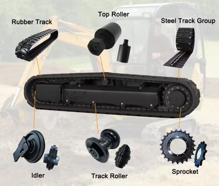 BOTTOM ROLLER REPLACEMENT FITS YANMAR VIO50 UNDERCARRIAGE EXCAVATOR TRACK ROLLER