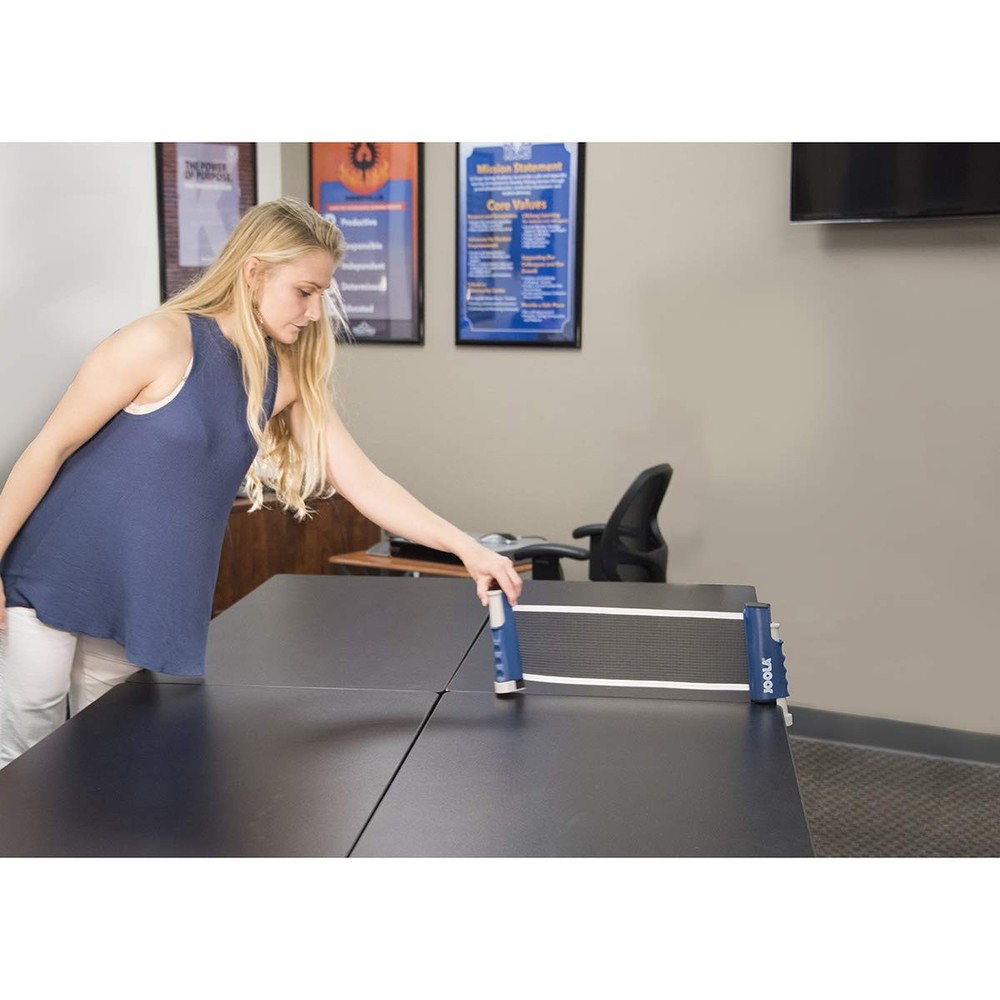 JOOLA Retractable Ping Pong Net for Any Table - Portable Small,