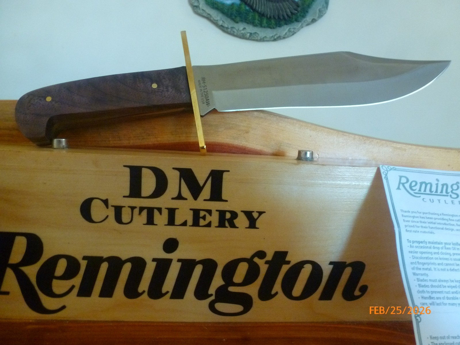 Remington 250th Anniversary American Spirit 1776-2026 Bowie Knife USA - NIB