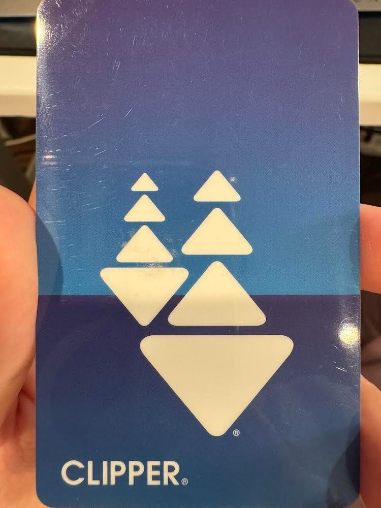 clipper card with 400 dollars loaded 40% off