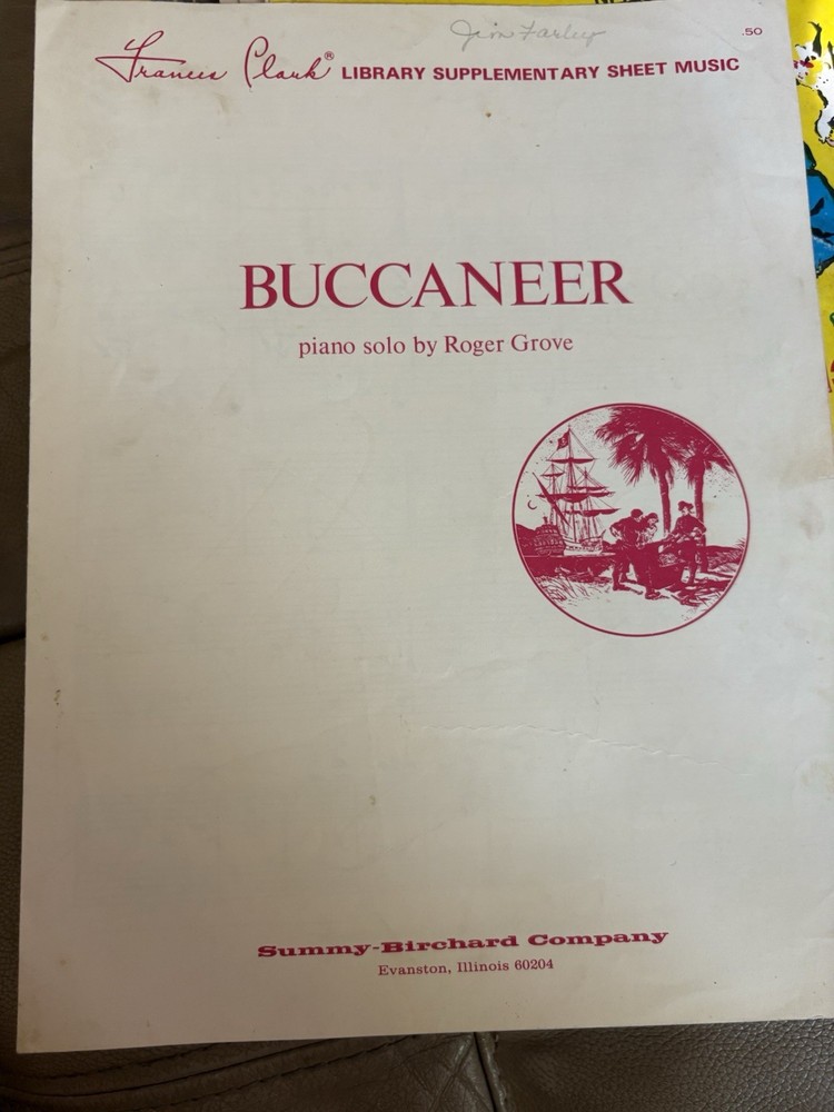 Buccaneer Piano Solo Copyright 1971