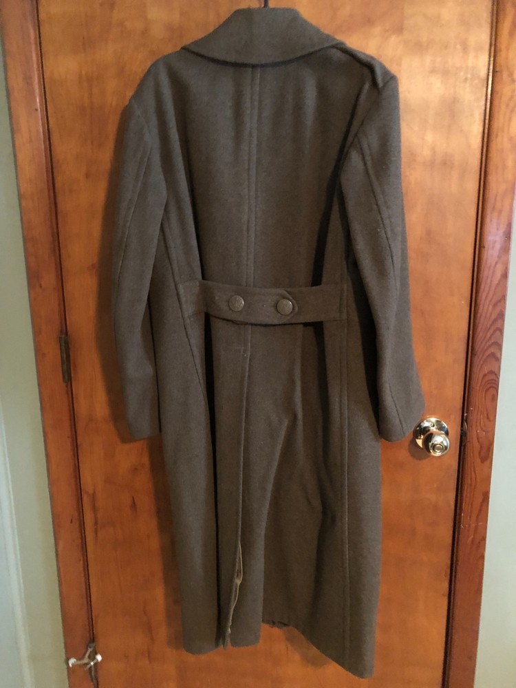 WWII wool overcoat 36 R