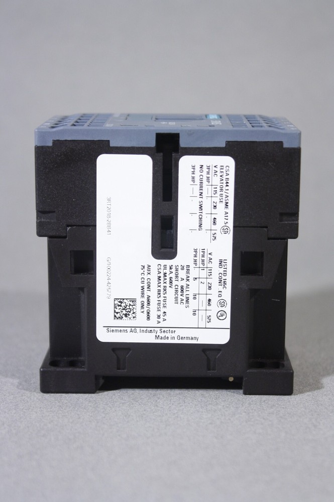 Siemens Sirius 3RT2018-2BB41 Power contactor