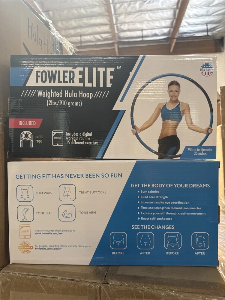 Fowler Elite Weighted Hula Hoop - 35” Diameter