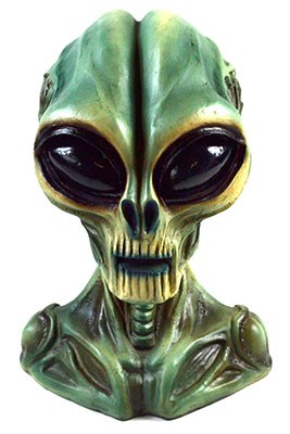 8" Alien Head LED Eyes