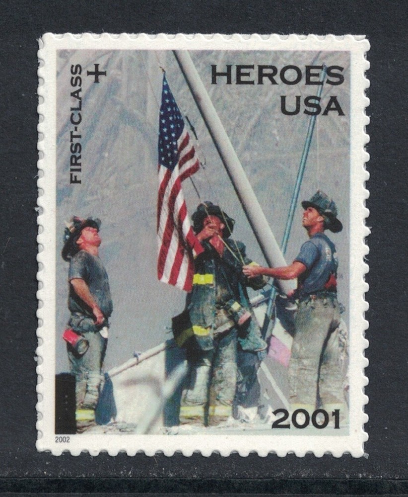 Scott B2- Heroes: Ground Zero Firefighters, Semi Postal- MNH (S/A) 34c 2002