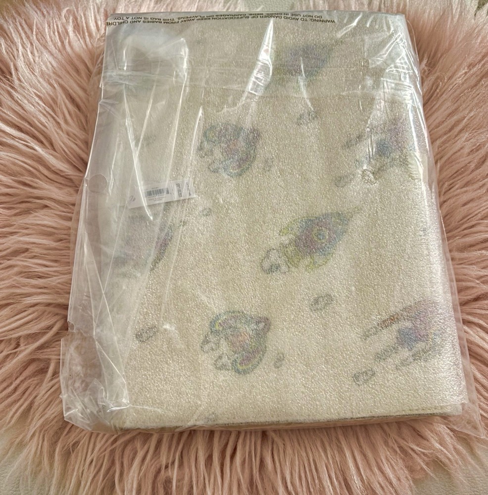 NEW Coach Rocket Print Chalk Multi Refined Pebble Leather Notebook Journal