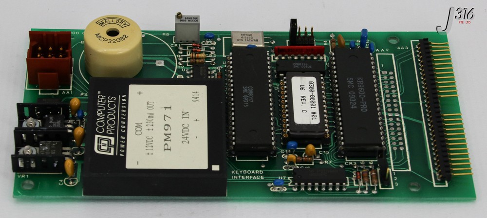 16028 APPLIED MATERIALS PCB, KEYBOARD INTERFACE 0100-00024