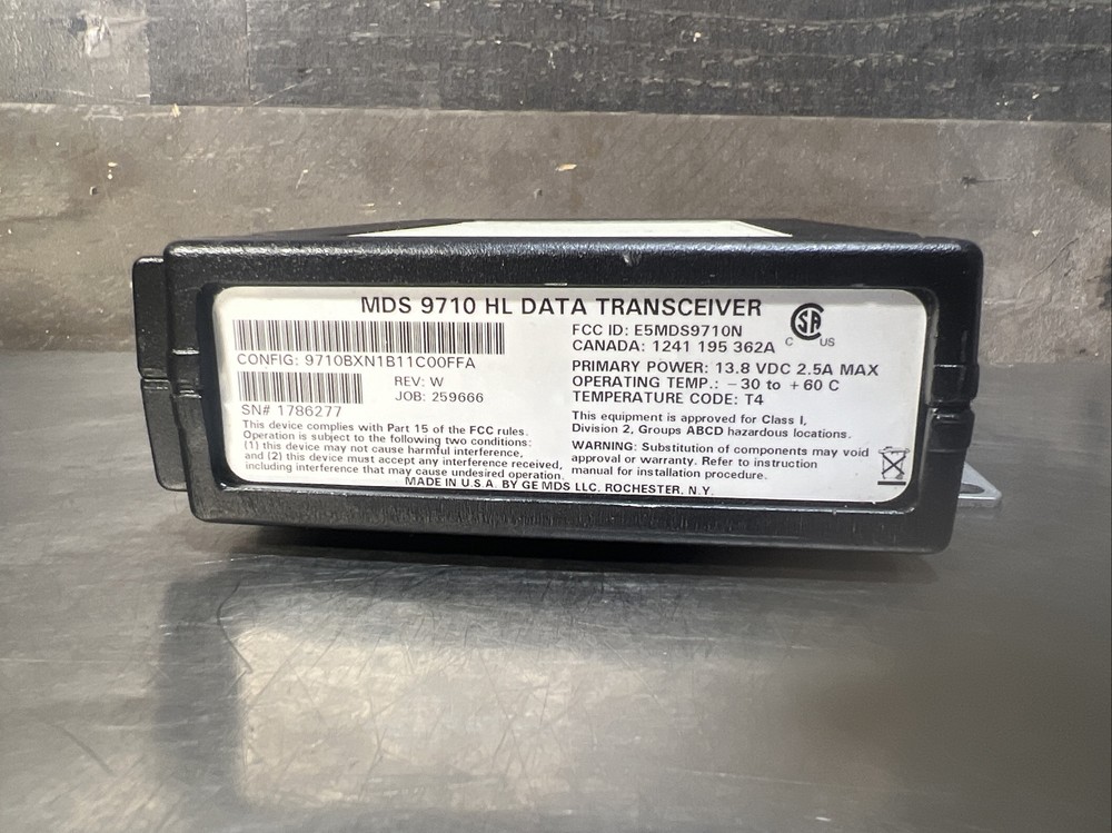 Microwave Data Systems MDS 9710 HL Data Transceiver. Used Surplus