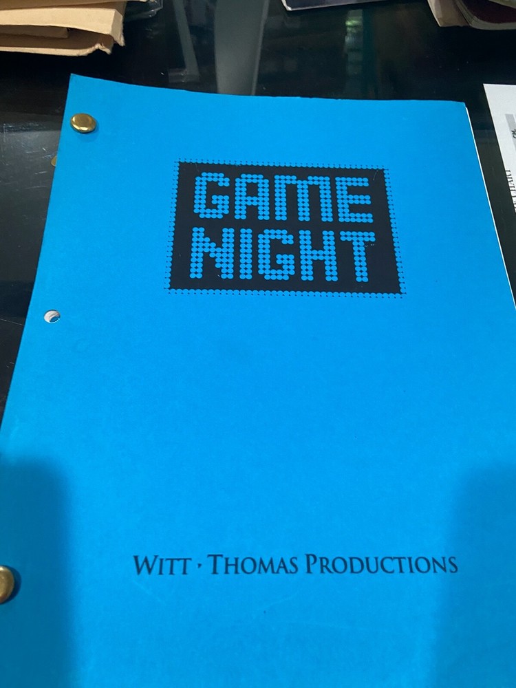 GAME NIGHT TV SCRIPT "PILOT" BY DAVID RICHARDSON 1995