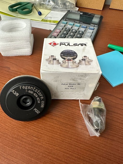 PULSAR GRANITE ROUTER BITS A-3/8" POSITION 2
