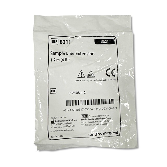 Smiths Medical 8211 Sample Line Extension 1.2m 4ft (New,5Pcs)