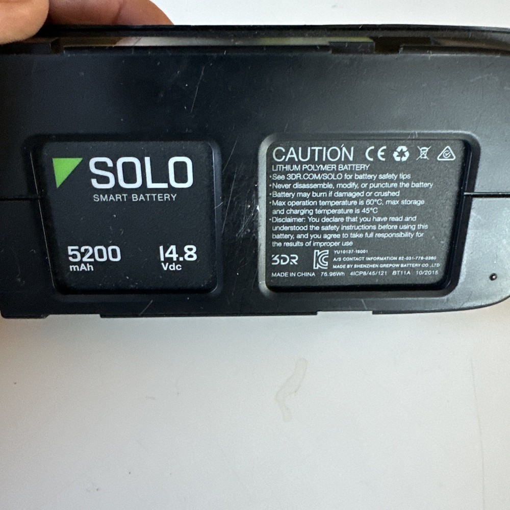 3DR SOLO Smart Battery For 3dr Drone