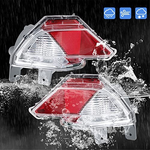 Bumper Tail Light Rear Reflector Assembly Replacement Driver & Passenger Side