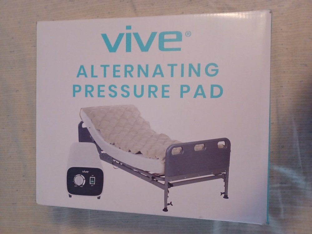 Vive Alternating Pressure Pad Includes Mattress Pad and Electric Pump System
