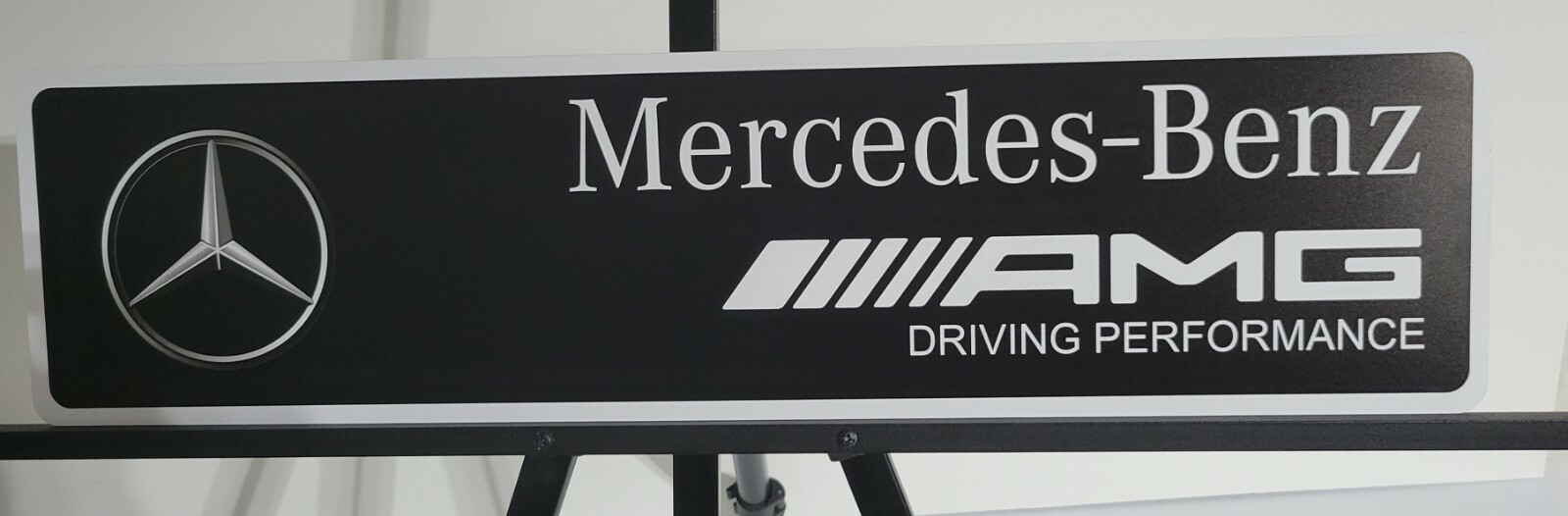 Mercedes-Benz AMG aluminum sign  6" x 24"