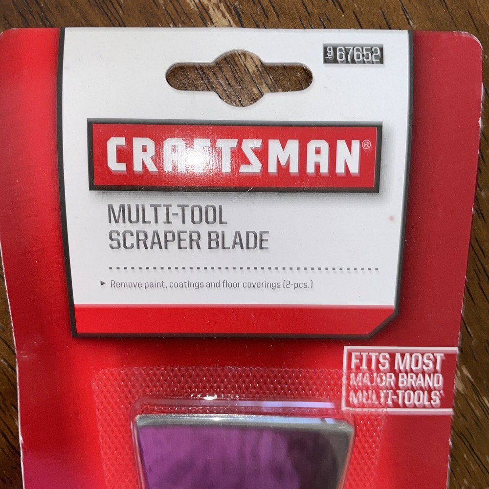 2 PACK, Genuine Craftsman 2" SCRAPER BLADE for PAINT COATINGS Multi-Tools 67652