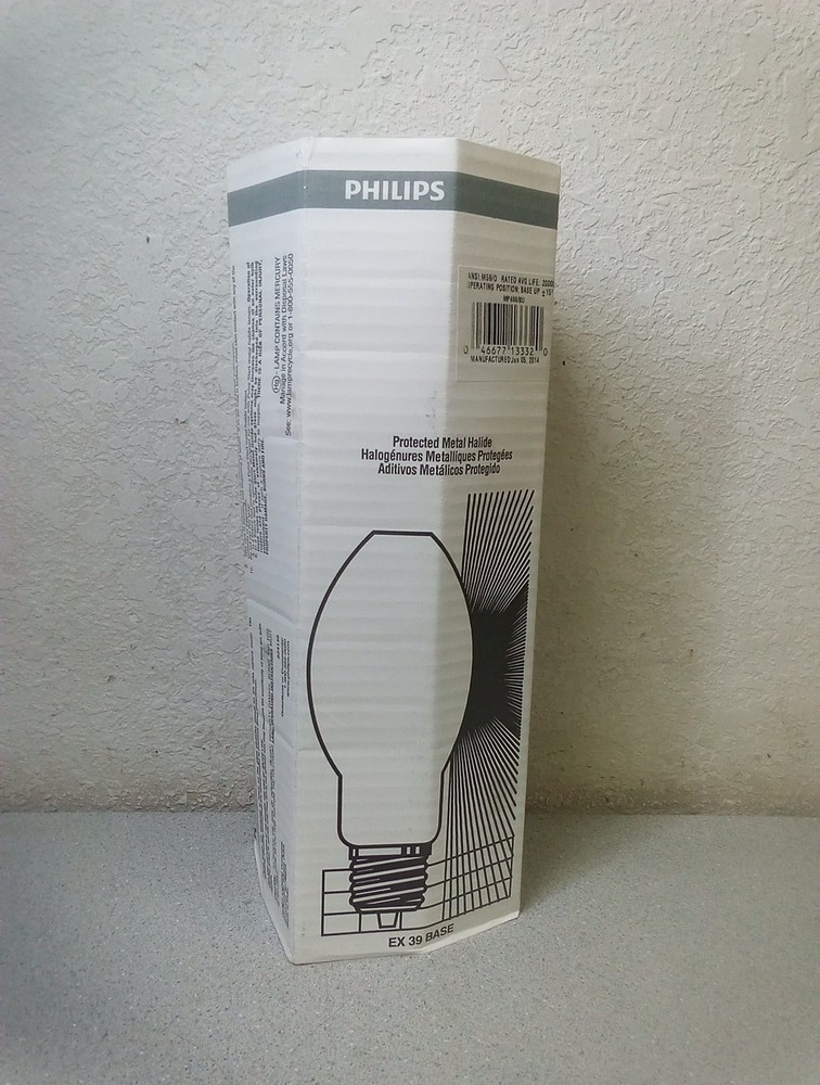 Philips Protected Metal Halide Bulb EX39 Base MP400/BU