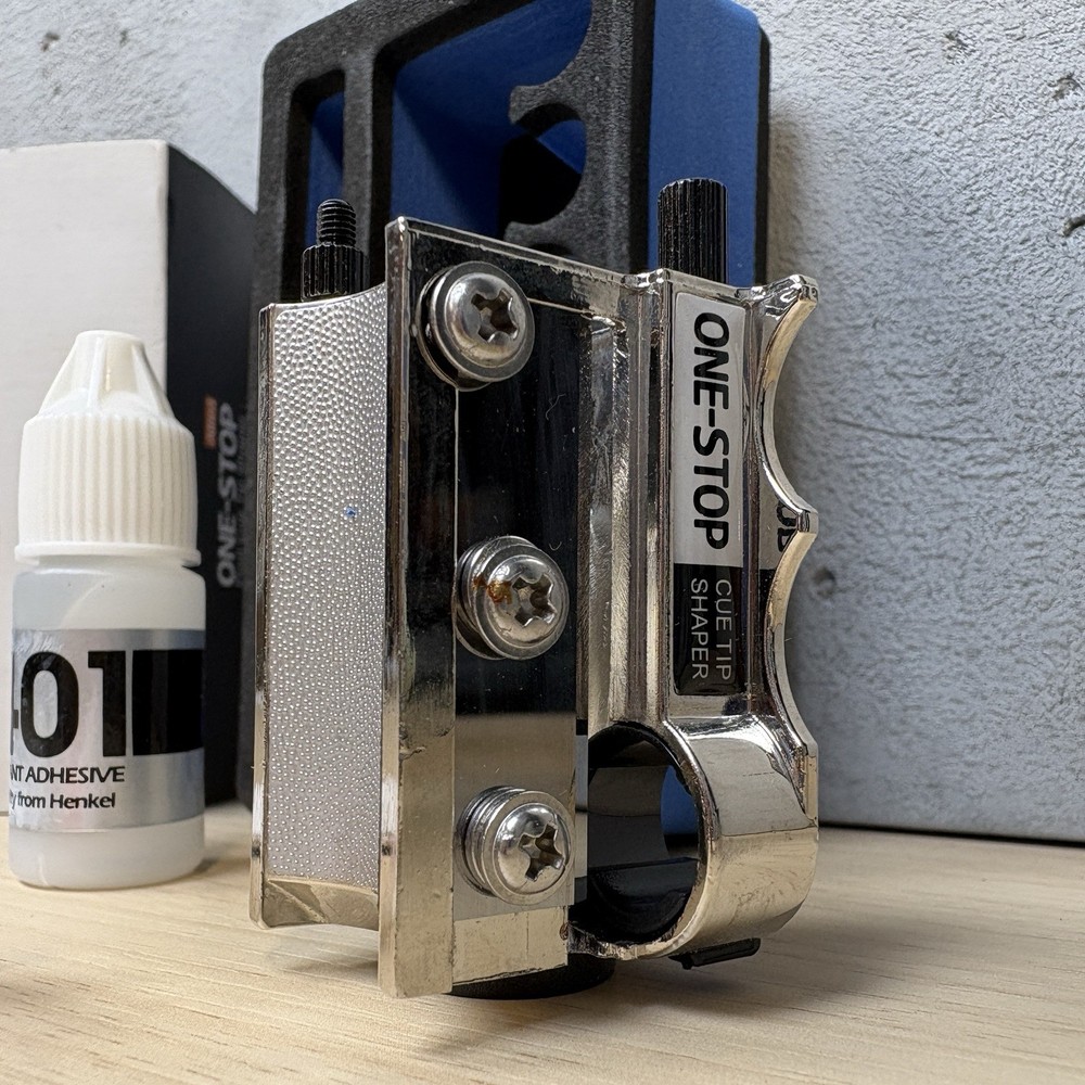 One-Stop Pool Cue Tip Shaper