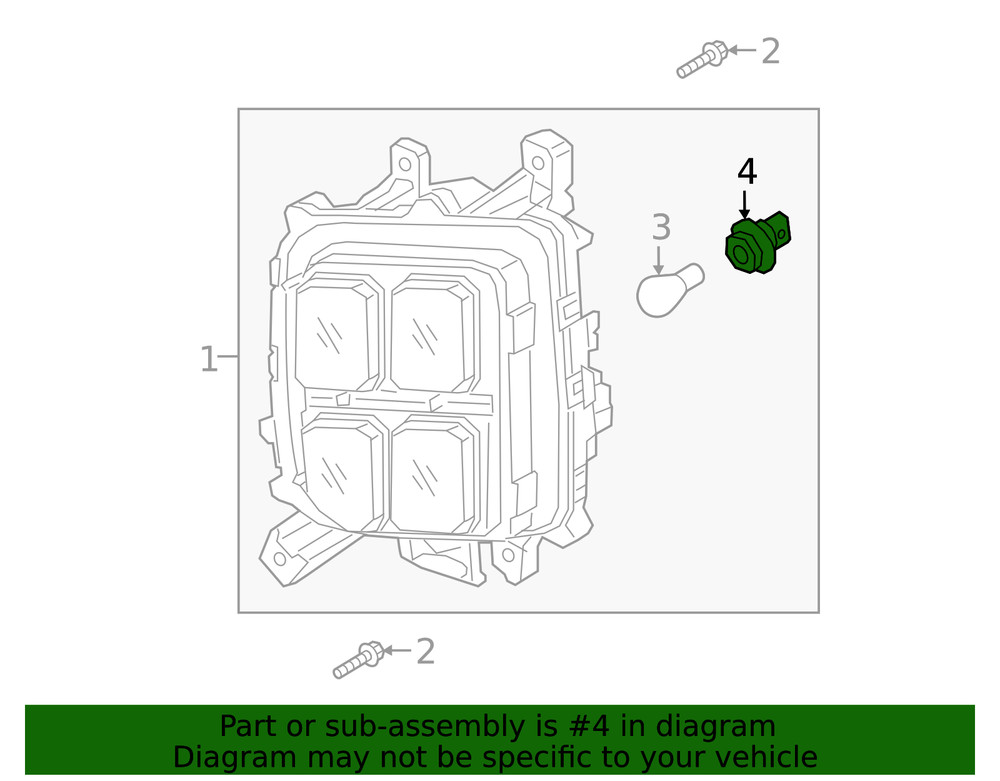 Genuine Mitsubishi Signal Bulb Socket 8395A079