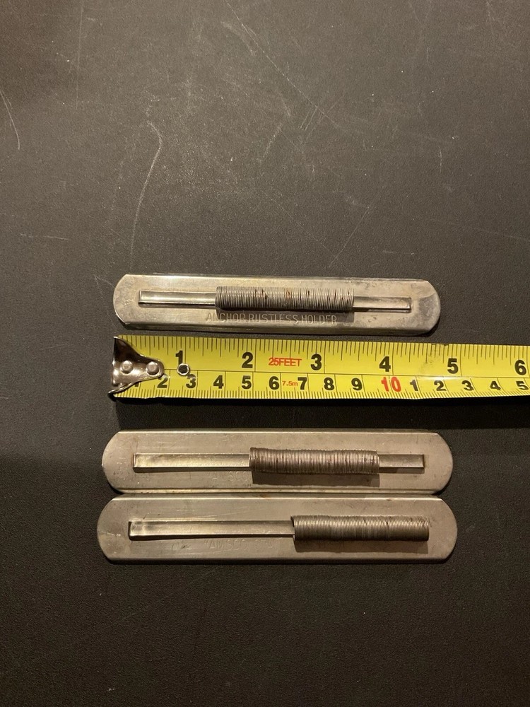 5  Vintage Suture Needle Holder Racks