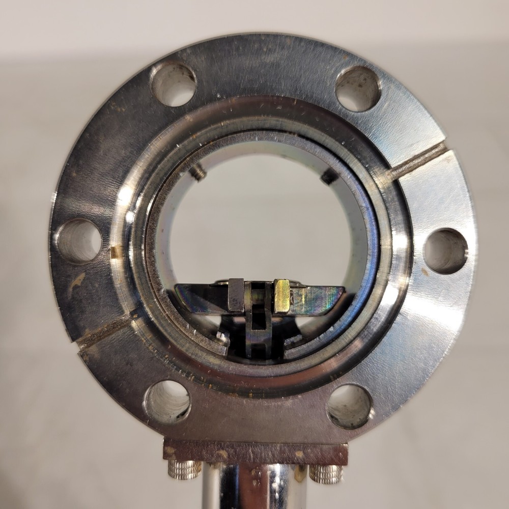 Varian 2.75" DN35CF Conflat Flange Manual Window Actuator Valve Component