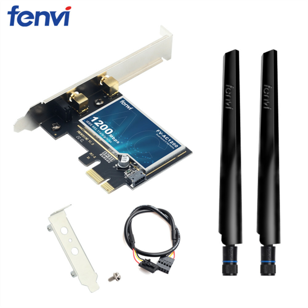 Dual Band PCI-E WiFi Adapter Desktop PC PCI-E Wireless-AC Network Bluetooth Card