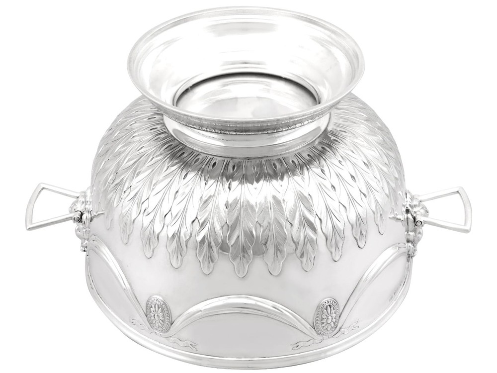 Sterling Silver Presentation Bowl Antique Victorian