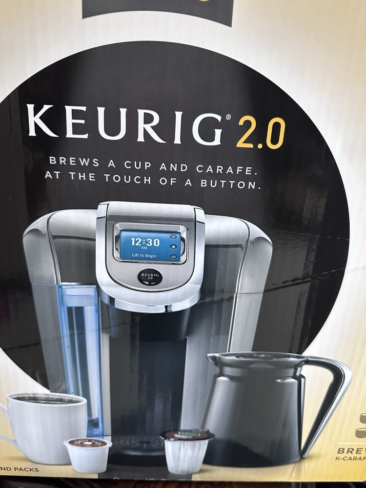 Keurig 2.0 K550 Digital Coffee Maker Touchscreen Silver
