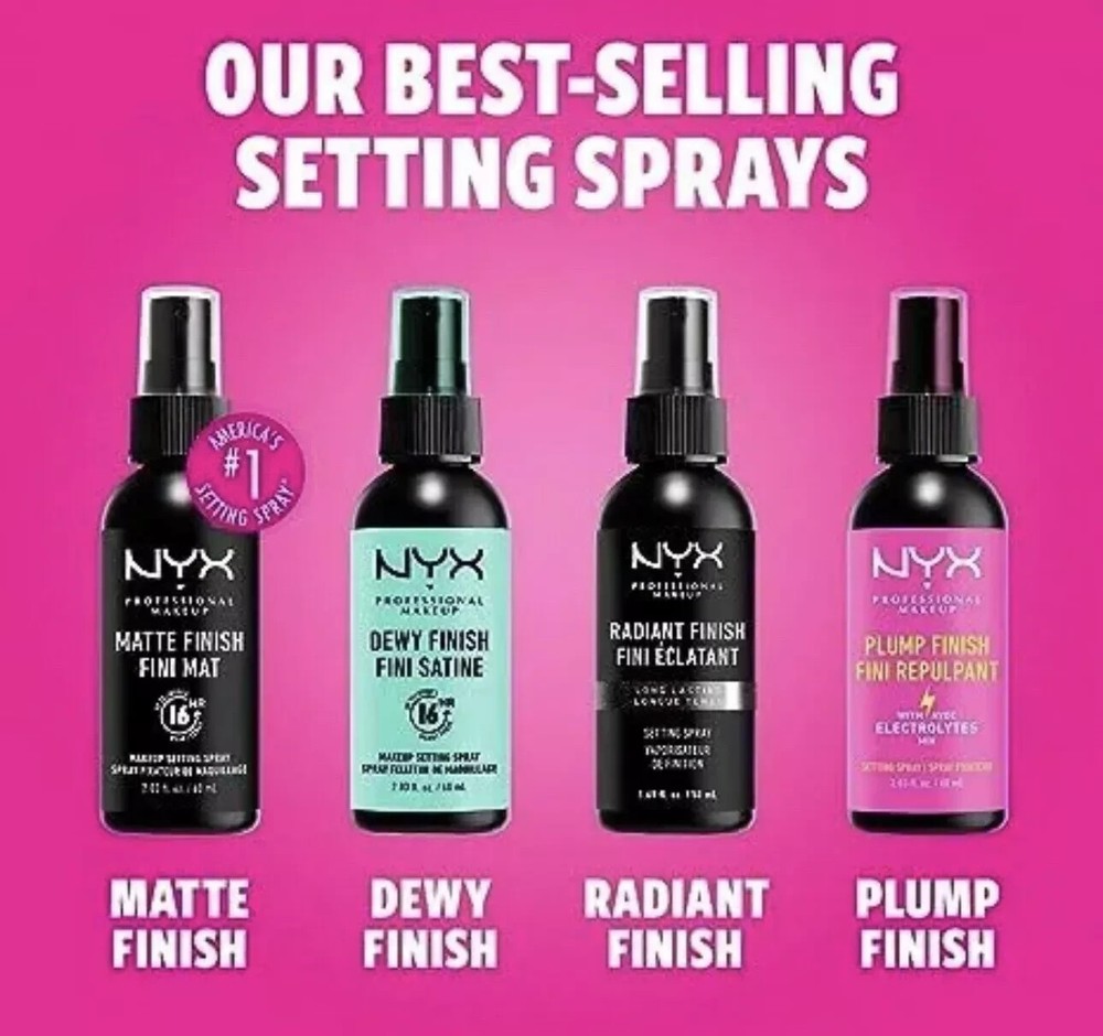NYX Dewy Finish Makeup Setting Spray ~ 2.03 Fl Oz