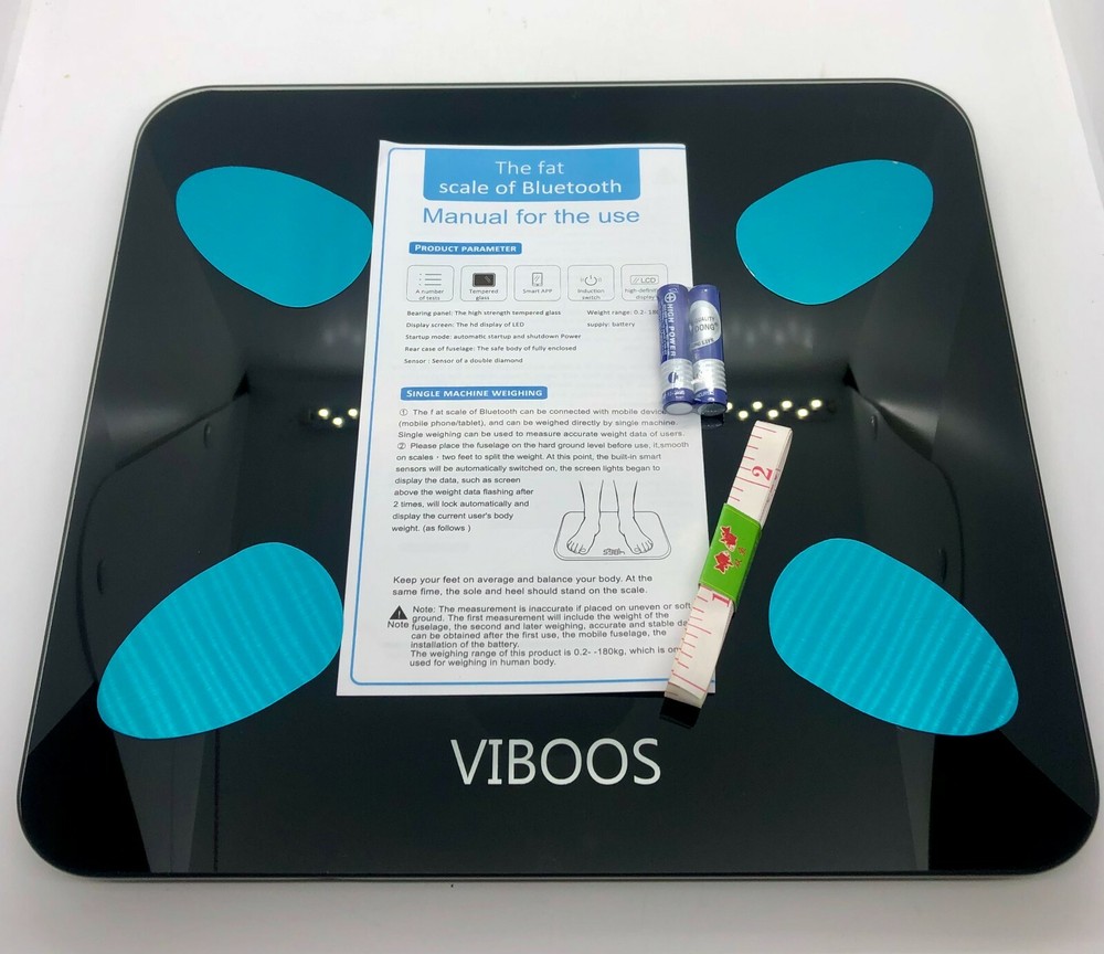 Viboos Multifunctional Electronic Body Scale with BMI & Bluetooth FREE SHIP  c
