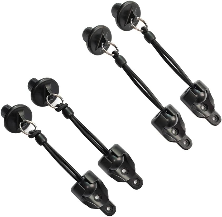 Coolaroo Replacement Parts Bungee End Cap Kit Black Kit-2 Sets,