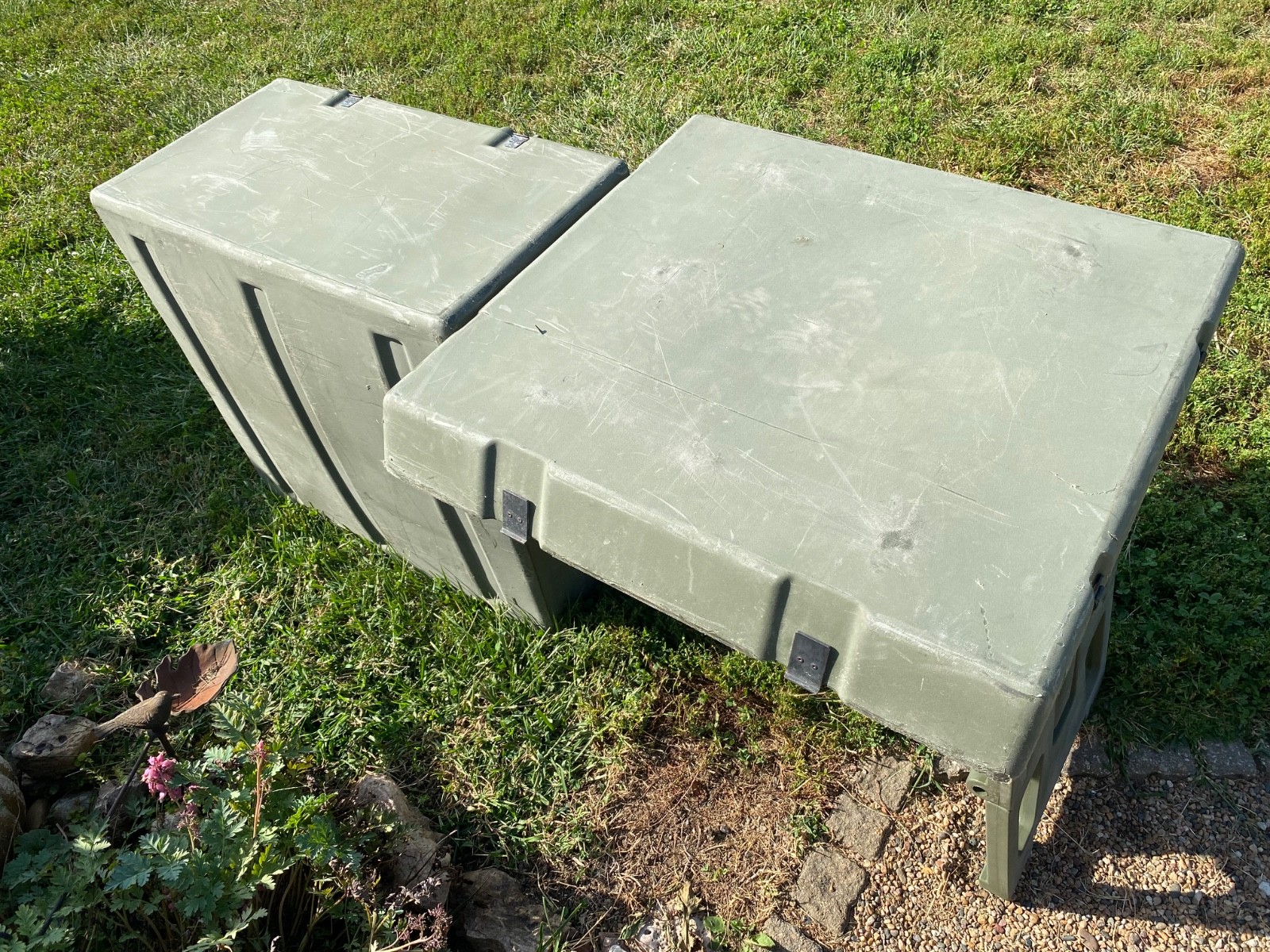 Hardigg US Military Surplus Portable Green Field Desk