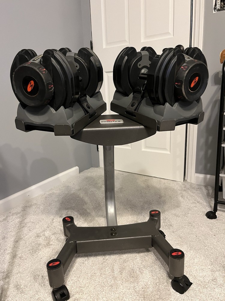 Bowflex SelectTech 220 2.5-20lbs Adjustable Dumbbells with Stand