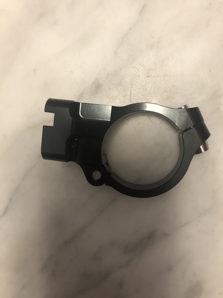 New 9:ZERO:7 Front Derailleur Adapter -- 34.9mm -- Black