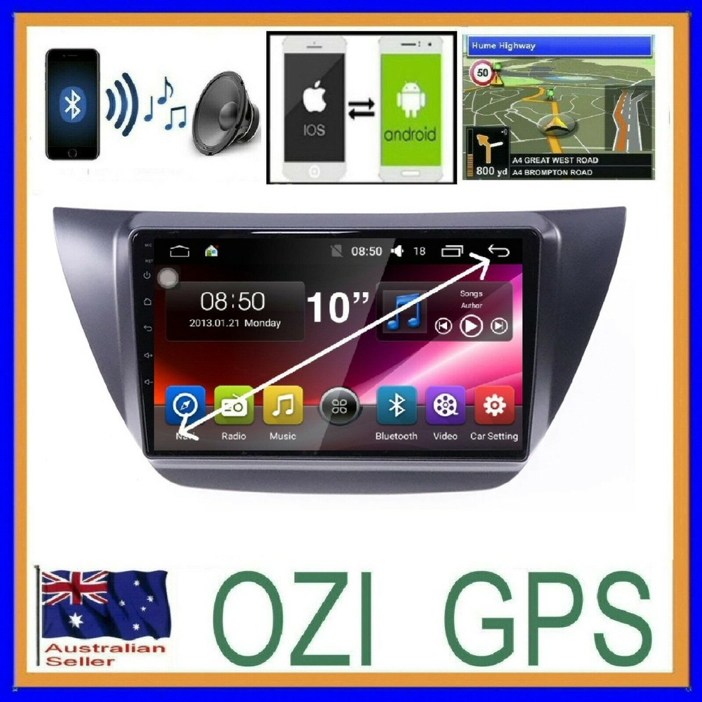 SUZUKI CELERIO 2014+ GPS WIRELESS APPLE CARPLAY ANDROID AUTO CAMERA DVR DAB TPMS