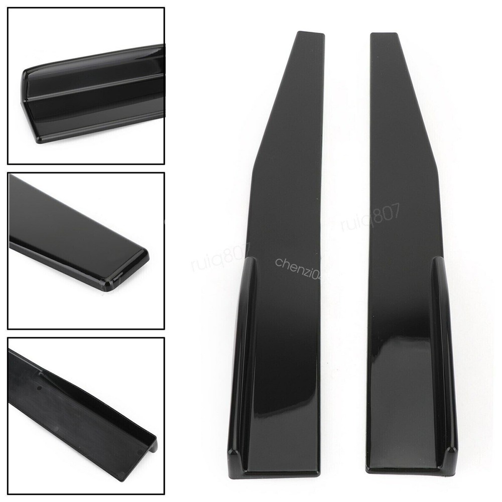 Front Bumper Lower Lip+Rear Diffuser+29" Side Skirts For Ford Focus 12-14